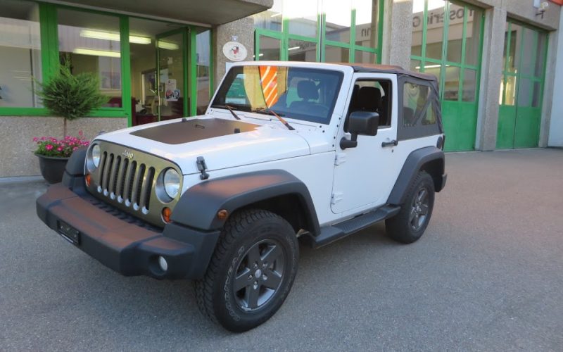 Jeep Wrangler Umlackierung Vorher